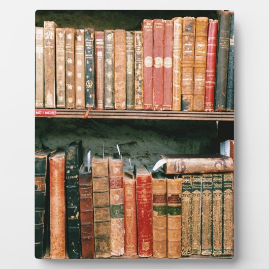 Antike Bücher Fotoplatte (Vorderseite)