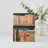 Antike Bücher Postkarte (Stehend Vorderseite)