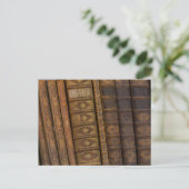 Antike Bücher Postkarte (Stehend Vorderseite)