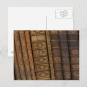 Antike Bücher Postkarte (Vorne/Hinten)