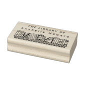 Antike Bücherregal einfache benutzerdefinierte Bib Gummistempel (Stempel)