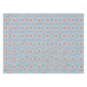 Antike Buchstaben Vintage Rose Seilraupen Tischdecke (Vorderseite (Horizontal))