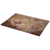 Antike buddhistische Malerei Schneidebrett (Ecke)