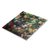Antike bunte Blumen Blumenmalerei Fliese (Seite)