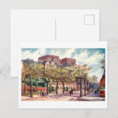 Antike Burg Nottingham Postkarte (Vorne/Hinten)