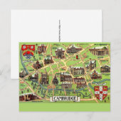 Antike Cambridge-Postkartengrafik Postkarte (Vorne/Hinten)