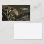 Antike Camera Ochre Visitenkarte (Vorne/Hinten)