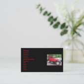 Antike Car Business Cards Visitenkarte (Stehend Vorderseite)