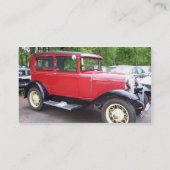 Antike Car Business Cards Visitenkarte (Rückseite)