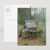 Antike Car Postcard Postkarte (Vorne/Hinten)