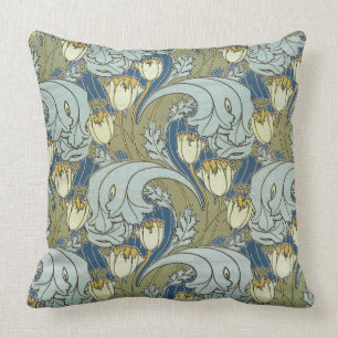 Antike Charles Voysey Tulpe Kissen