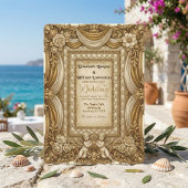 Antike Cherub Engel Viktorianische Märchenhochzeit Einladung