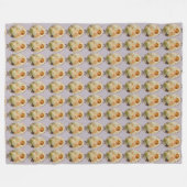 Antike Cherubinen Fleecedecke (Vorderseite (Horizontal))