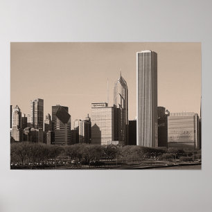 Antike Chicago Poster