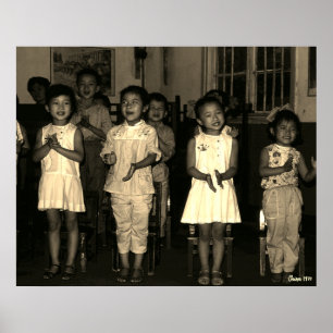 Antike China Changsha Kinderbetreuung Poster