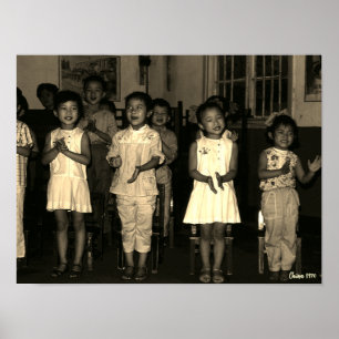 Antike China Changsha Kinderbetreuung Poster