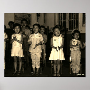 Antike China Changsha Kinderbetreuung Poster