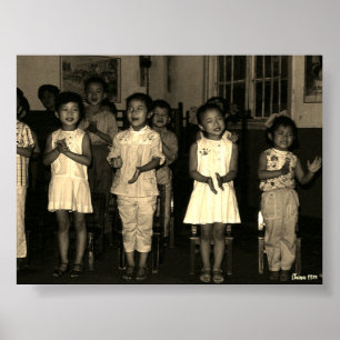 Antike China Changsha Kinderbetreuung Poster