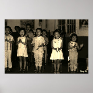 Antike China Changsha Kinderbetreuung Poster