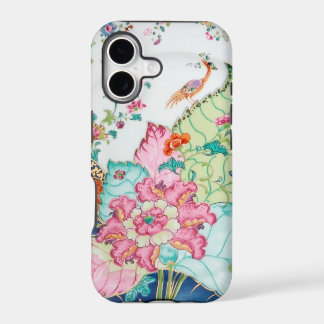 Antike Chinoiserie-Porzellan-Vogel-Muster