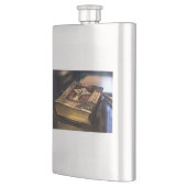 Antike Christliche Bibel Flachmann (Links)