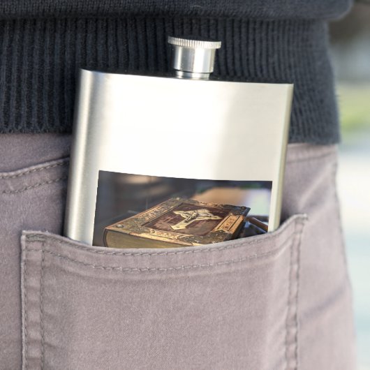 Antike Christliche Bibel Flachmann (Beispiel)