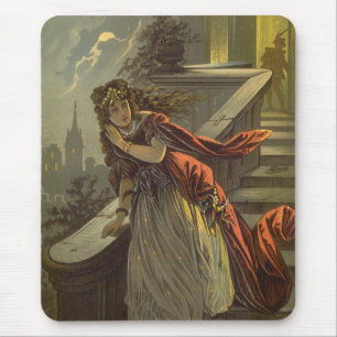 Antike Cinderella, viktorianische Märchen Mousepad