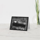 Antike Coffin Gotische Viktorianische Note Karte (Vorderseite)