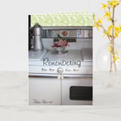 Antike. Cookstove #2- fertigen besonders an Karte (Gelbe Blume)