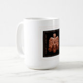 Antike Copper Peoria Falcon Restored Kaffeetasse (Vorderseite Links)