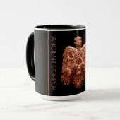 Antike Copper Peoria Falcon Restored Kaffeetasse (Vorderseite Links)