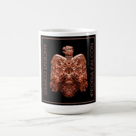 Antike Copper Peoria Falcon Restored Kaffeetasse (Mittel)