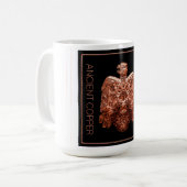 Antike Copper Peoria Falcon Restored Kaffeetasse (Vorderseite Links)