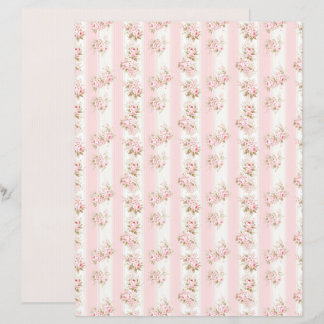 Antike Coquette Rose Florale Scrapbook Papier