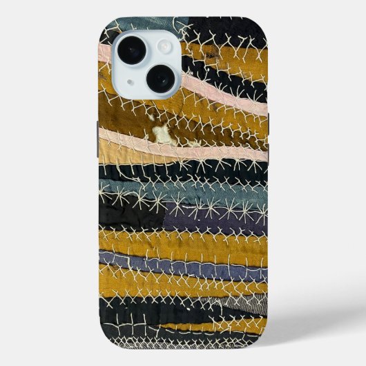 Antike Crazy Quilt Handyhülle Case-Mate iPhone Hülle (Rückseite)