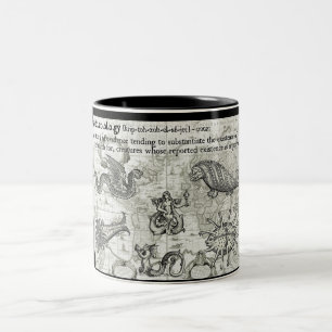 Antike Cryptozoology-Tasse Zweifarbige Tasse