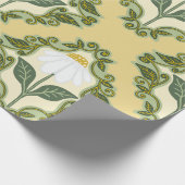 Antike Daisy Vine Geschenkpapier (Ecke)