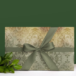 Antike Damast-Optik für jeden Anlass Geschenkpapier