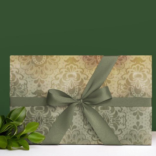 Antike Damast-Optik für jeden Anlass  Geschenkpapier