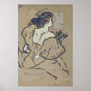 Antike Damen-Toilette Poster