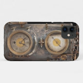 Antike Dampf-Punk-Uhr Case-Mate iPhone Hülle (Rückseite (Horizontal))