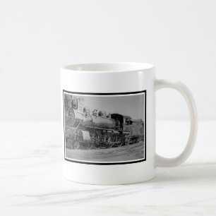 Antike Dampflokomotive Eisenbahn Kaffeetasse