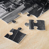 Antike Dampflokomotive Eisenbahn Puzzle (Seite)