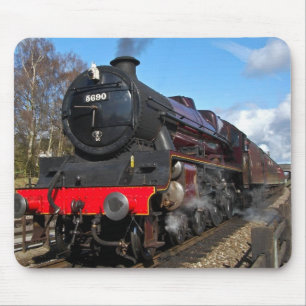 Antike Dampflokomotive Mousepad