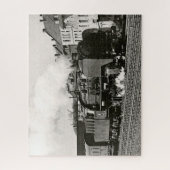Antike Dampflokomotive Zug Eisenbahn Puzzle (Vertikal)