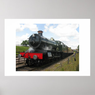 Antike Dampflokomotive, Zug Poster