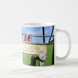 Antike Dampfwalze Kaffeetasse