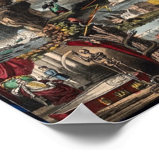 Antike Darstellung der Apokalypse Poster (Ecke)