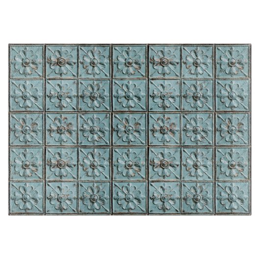 Antike Deckenplatine Schneidebrett (Vorderseite)