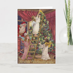 Antike deutsche Engel Weihnachten viktorianische K